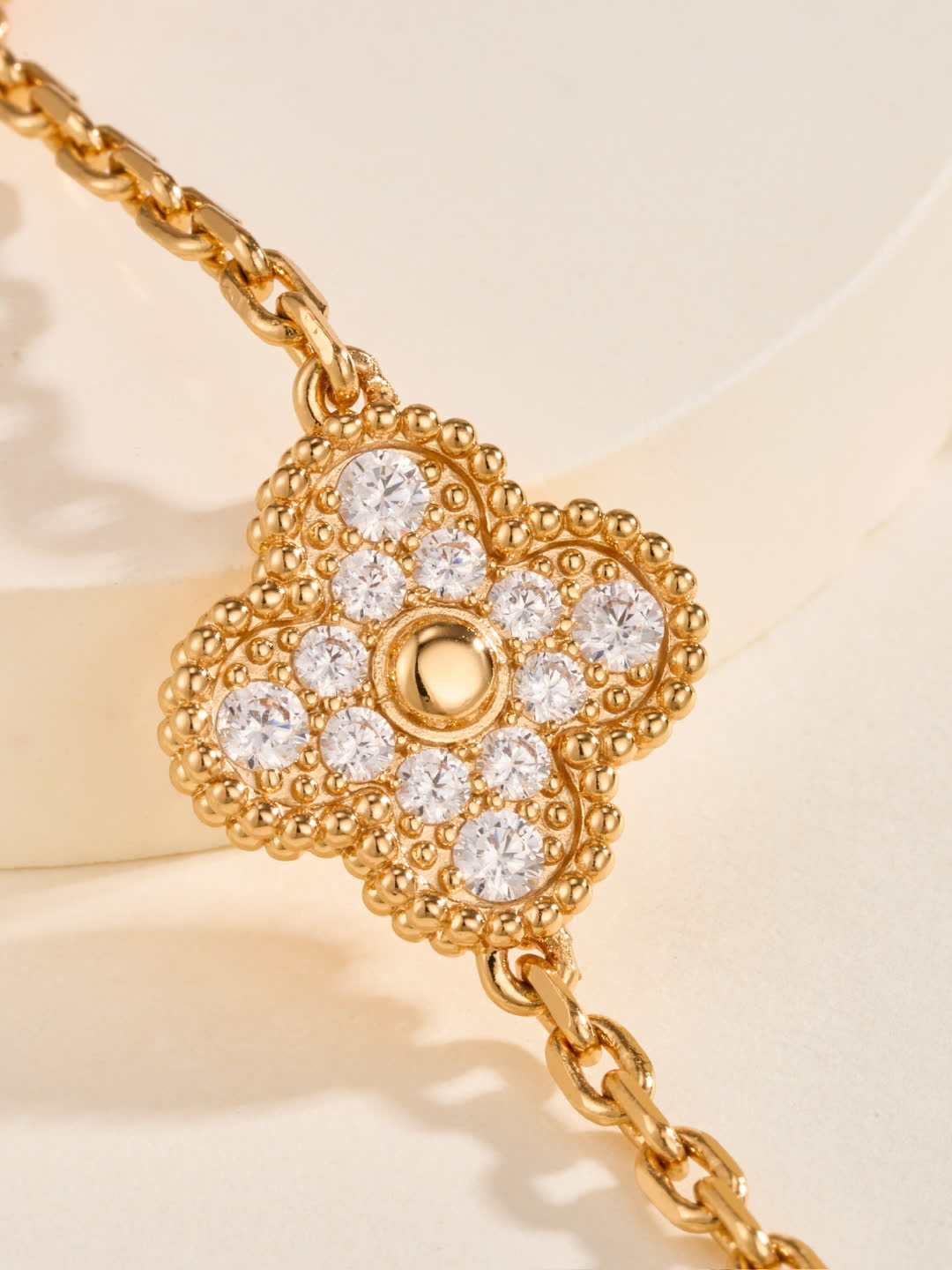 Van Cleef & Arpels Magic Alhambra Pink Enamel Bracelet